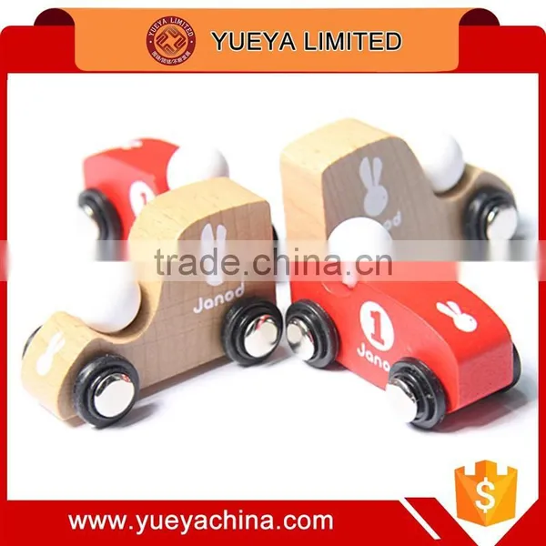 Funny France JANOD Mini Wooden Classic Car Toy Car