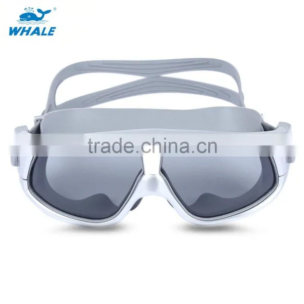 Whale Unisex Professional Colored Lenses Dving Swimming Goggles Anti-fog UV Protection For Diving Swimming photo-2