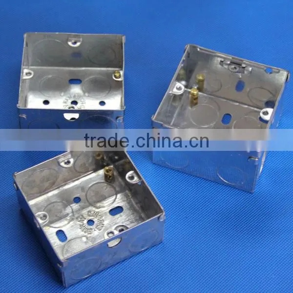 BS4662 Standard 3x3 One Gang GI Box 35mm Deep Switch Wall Box photo-6