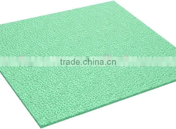 Opaque Lower Temp Plastic Polycarbonate Embossed Sheet (Ti-Lite Metallic Green Solid Embossed) photo-3