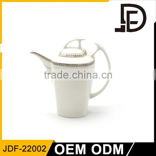 Popular Cheap Ceramic Porcelain Teapot Bulk,wholesale Ceramic Porcelain Tea Pot, Stoneware Teapot photo-3