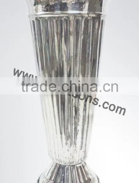 Stainless Steel Flower Vase, Metal Vases, Decorative Vases photo-6