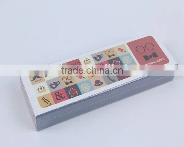 Rectangular Single-layer Printed Paper Pencil Box Colorful Pencil Case photo-2