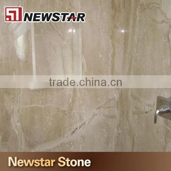 Newstar Chinese Polished Marble Stone Shower Wall Bathroom Marble Wall photo-4
