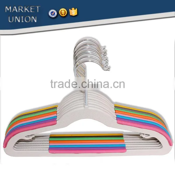 Child Plastic Antiskid Wet & Dry Clothes Hanger,plastic Clothes Hangers Wholesale Coat Hanger Kids' Hangers photo-3