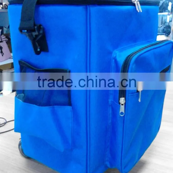 High Quality Heavy Duty 48 Cans Insulated Cooler Bag With Wheels photo-3