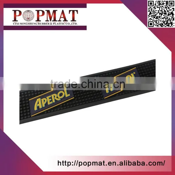 High Quality Durable 3D Logo Pvc Bar Mat Rubber Bar Mat photo-3