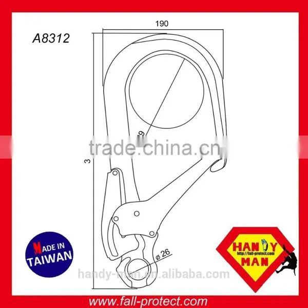 A8312 Double Action Aluminum Forged Snaphook photo-3