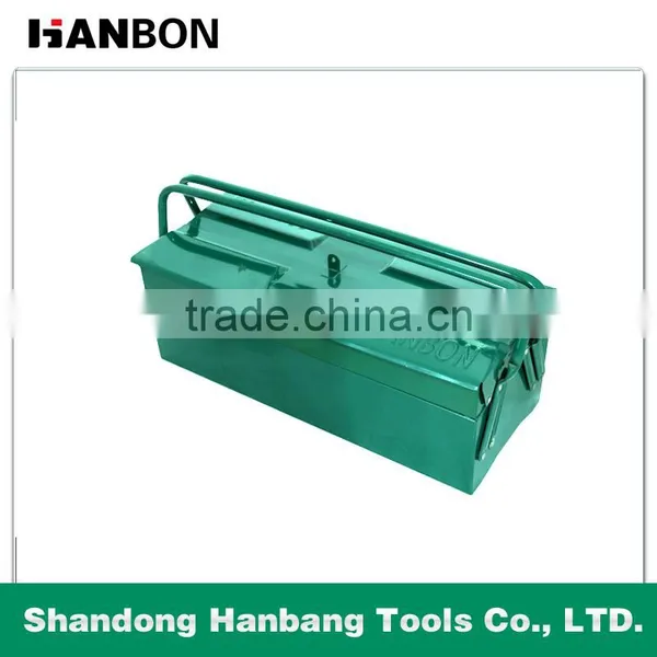 Double Layer Portable Metal Tool Box With High Quality photo-3