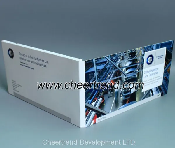 Thinnest TFT Screen 4.3'' Video Greeting Card, Lcd Video Cards, Video Brochure photo-2