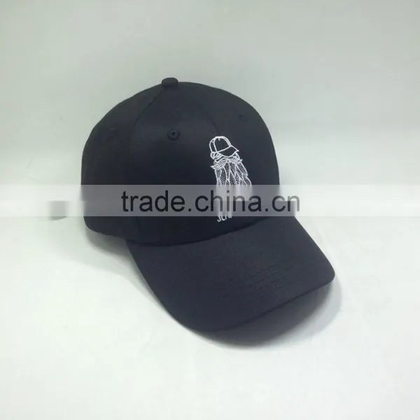Brown Leather Strap Dad Cap With White Embroidery Logo photo-2
