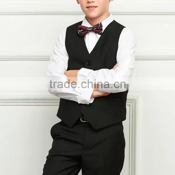 Bospoke Winter School Boys Black 3 Pieces Blazer For School Wear photo-4