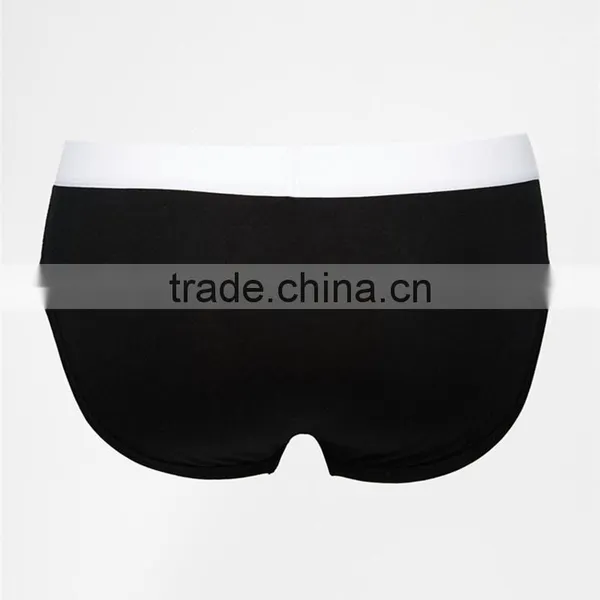 5 Pack Mens Disposable Briefs Wholesale With Contrast Trim photo-2