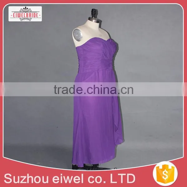 Wholesale Birthday Party Dress Evening Party Dress /Purple Evening Dress photo-2