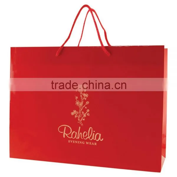 Color Gloss Laminated Eurotote Shopping Bag - Features Cardboard Bottom, Dimensions Are 16" x 6" x 12" and Comes With Your Logo. photo-2