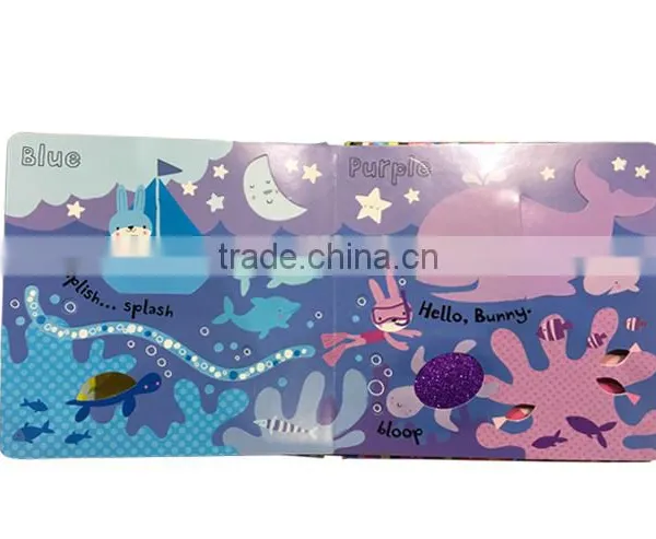 Children Touching and Feeling Book 4C/4C Card Book Customizable Education Book photo-3