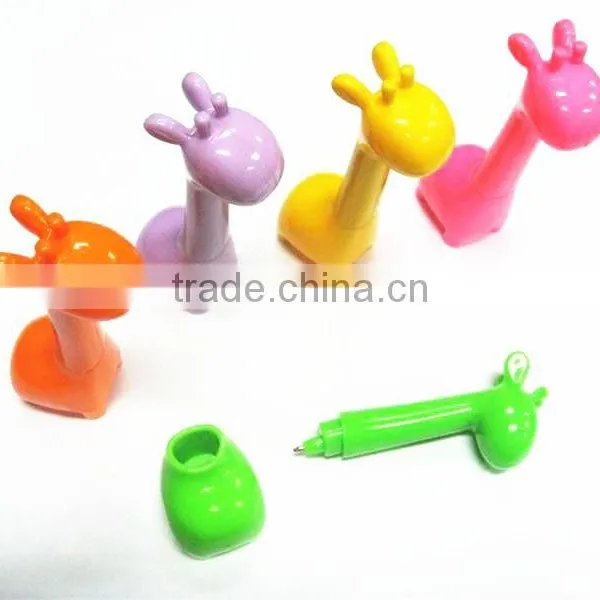 Animal Shape Ballpoint Pen Cute Funny Girafee Ballpoint Pen Cartoon Character Pen photo-2