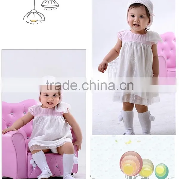 Fashion Yarn Childrens Boutique Dress Sleeveless Kids Clothes Toddler Girl Dress photo-4