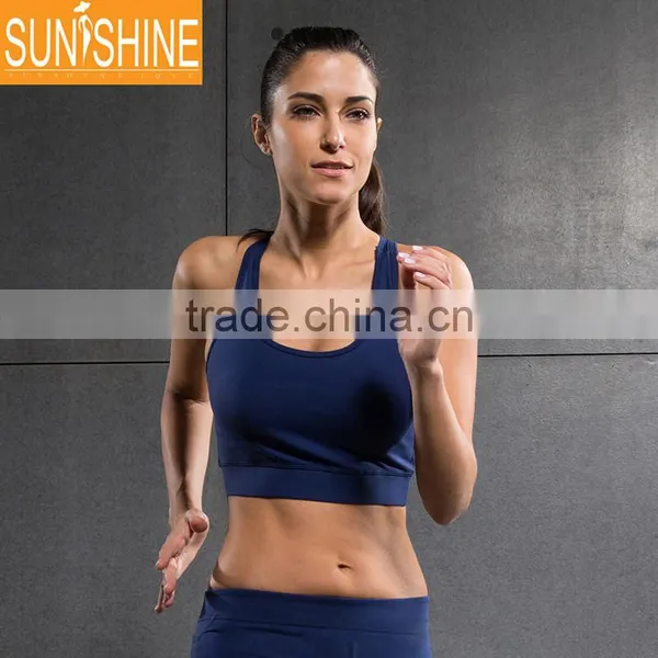 OEM Mesh Design Breathable Yoga Tops Fitness Women Sports Bra photo-3
