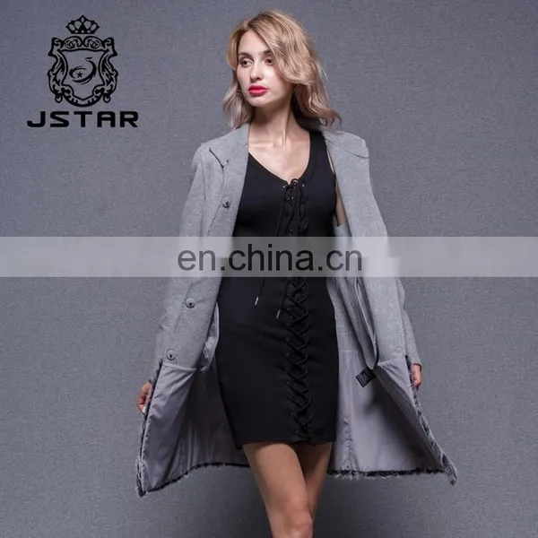 Custom Design Long Cashmere Women 100% Wool Coats Double-Sided Coat photo-2