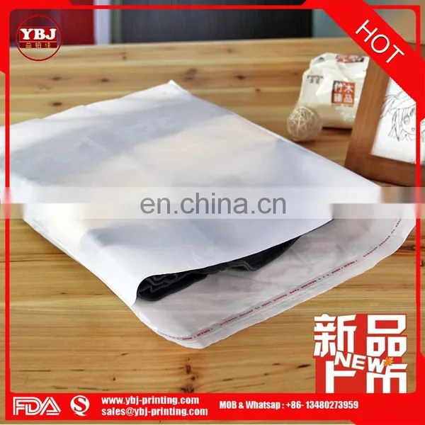Custom Attractive Design Frosted and Milky White Self-adhesive Bag photo-6