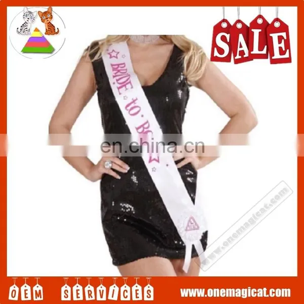Hot Sale Wedding Satin Sash Customized Bride To Be Sash photo-2