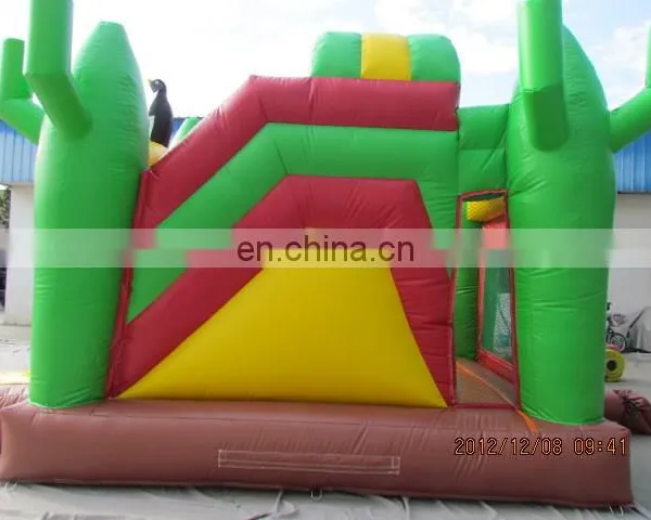 Attractive Inflatable Jungle Bouncy Castle With Slide ,inflable Bouner/inflatable Combo photo-3