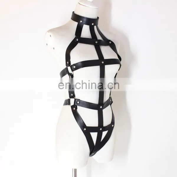 Black Fetish Bodysuit Clubwear Sexy Costume Latex Catsuit Manufacturer photo-2
