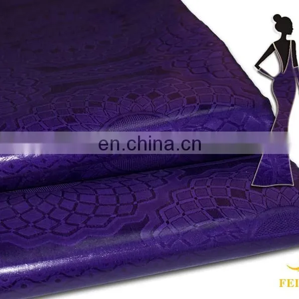 10 Yards Shadda Brocade Nigeria Style Sequin Fabric African Fashion Women Men Bazin Clothing 2017 photo-2