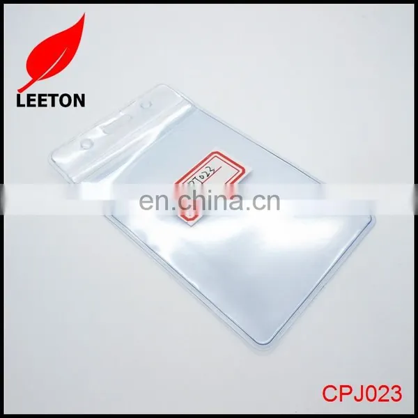 Cheap Transparent PVC ID Card Badge Holder photo-6
