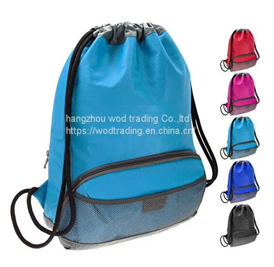 Gym Sports Bag Drawstring Sackpack Backpack for Kids