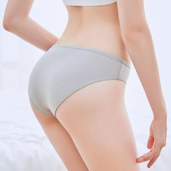 Yun Meng Ni Sexy Underwear Plain Colors Soft Cotton Women Panties Hipister Daily Lingerie photo-2