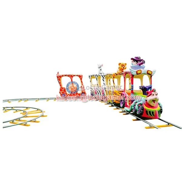 Zhongshan Electric Train Rail Train 14 Seat Forest Adventure Outdoor and Indoor Amusement Park Equipment Electric Ride photo-2