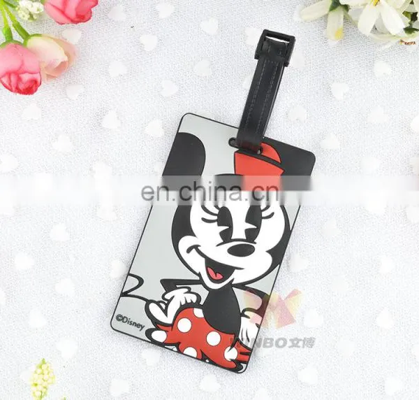 Customized 3D Cartoon Soft Rubber Bag Tag/ Pvc Luggage Tag photo-2