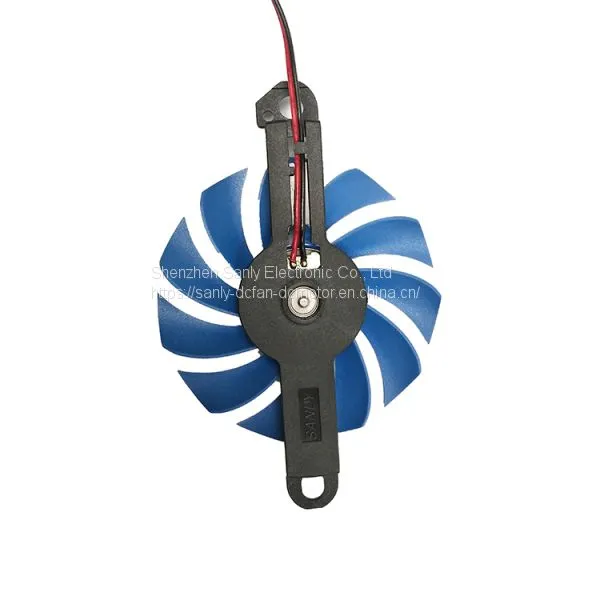 2500RPM Speed 12V DC Frameless Axial Flow Fan photo-4