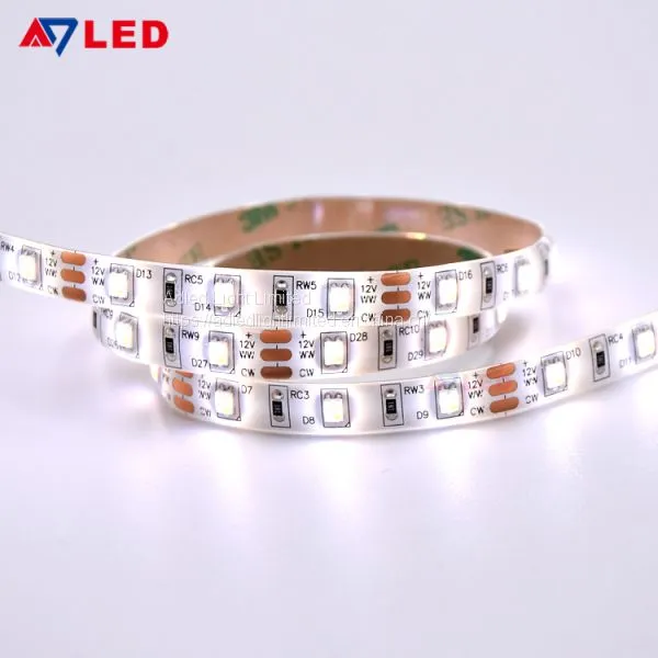 Adled Light CCT 120leds/m 2835 Ip20 Ip65 Ip68 12v 24v High Density Led Strip Smd With CE RoHS UL Approve photo-5