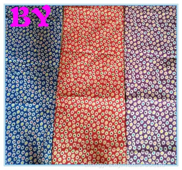 Made in Weifang Custom Digital Printing Different Printed Fabric Small Floral Design for Polyester Printed Fabri photo-5