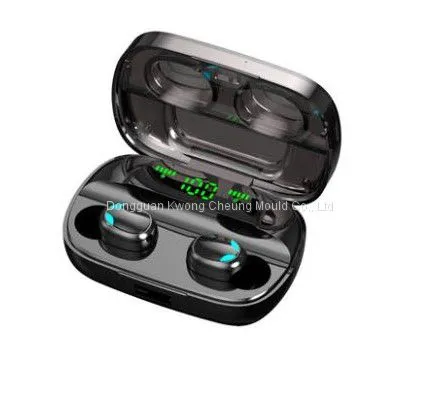Waterproof Headphone Mic In-ear TWS Bluetooth Earphone With Power Bank photo-4