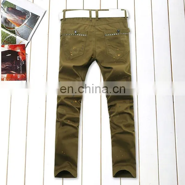DiZNEW Straight Leg Slim Fit Mens Denim Jeans Scratch Cotton Comfort Pants photo-3