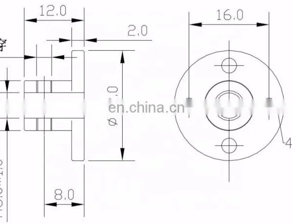 ChiHai Motor CHR-GM37-520K DC CHINA Metric Screw Shaft Gear Motor 24V 12V Mating Flange Nut photo-6