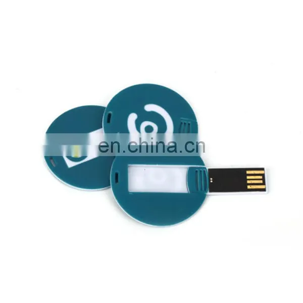 Promotional USB Card Interface 2.0 100% Real Capacity Coin USB Memory photo-3