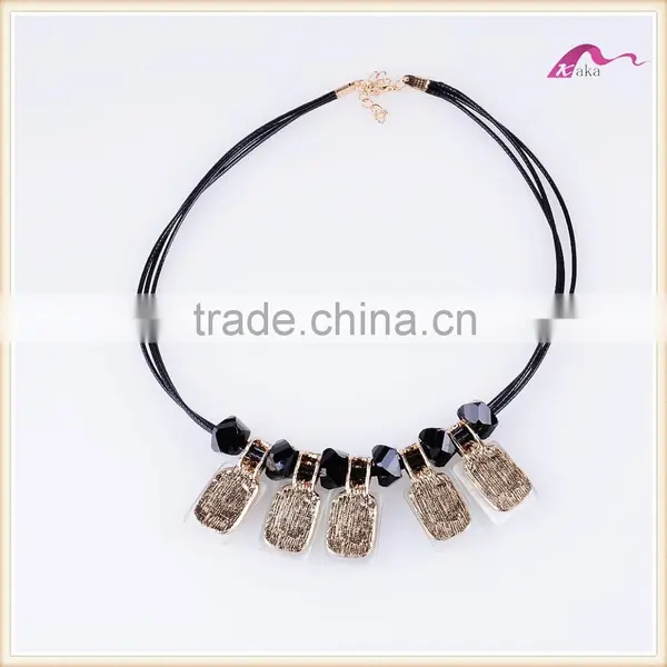 Fashion Luxury Crystal Jewelry Heavy Choker Women Statement Necklace photo-3