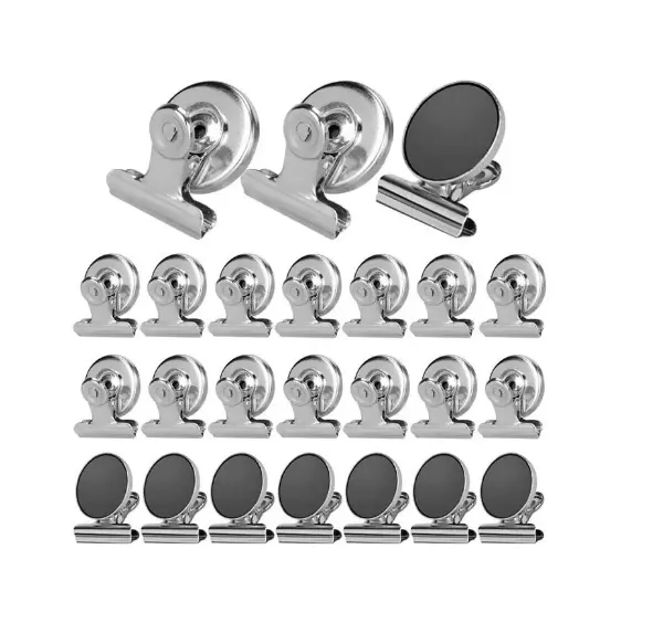 Ferrite Magnetic Clips Fridge Magnet Clips for Photo Displays on Whiteboard photo-5