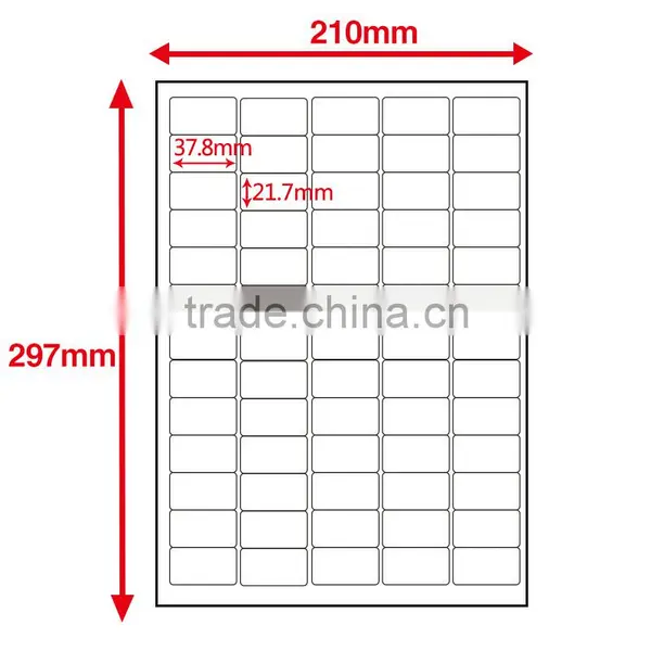 SINMARK Matte Surface 38mm*22mm Sticker Paper Manufacturers photo-2