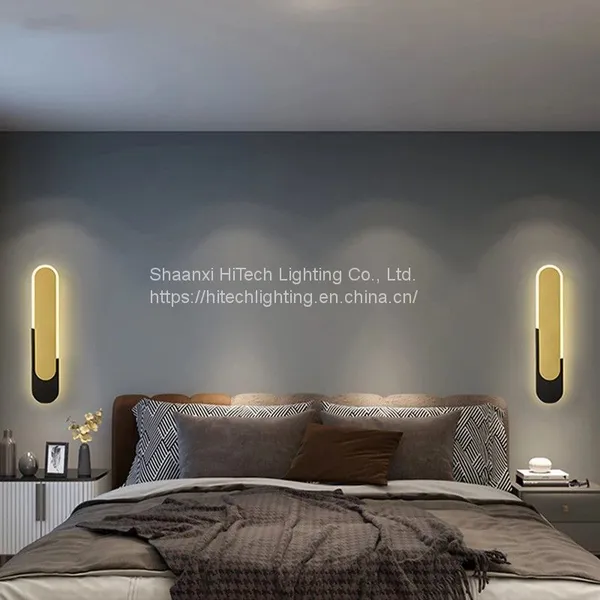 Led Wall Lights Minimalist Gold Indoor Lighting For Living Room Bedroom Bedside Home Decorative photo-4