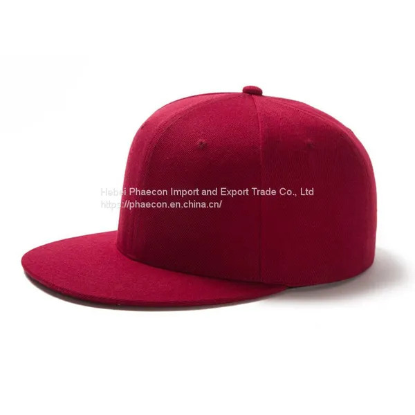 Wholesale Custom Hot Sell Flat Bill Snapback Cap photo-2