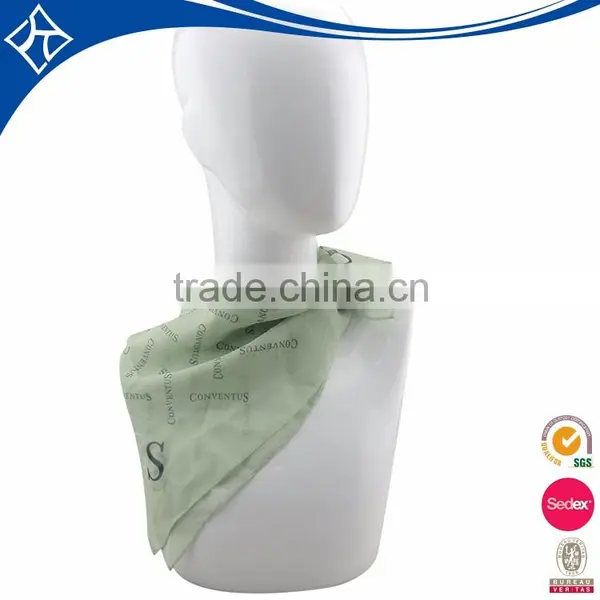 Polyester Silk Square Chiffon Scarf uk photo-2