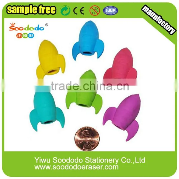 Mini Pencil Topper Rocket Eraser For Promotional Gifts photo-2