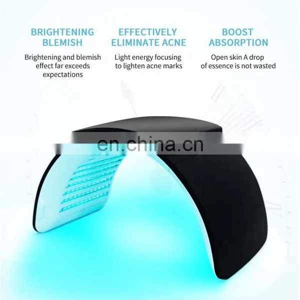 Portable 6 Color LED Light Machine PDT Therapy Facial Rejuvenation Skin Care Beauty Instrument Wrinkle Acne Removal Anti-allergy photo-2