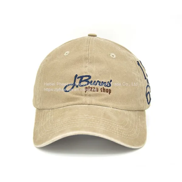 Custom Logo Dad Hat Men and Women Washed Cap